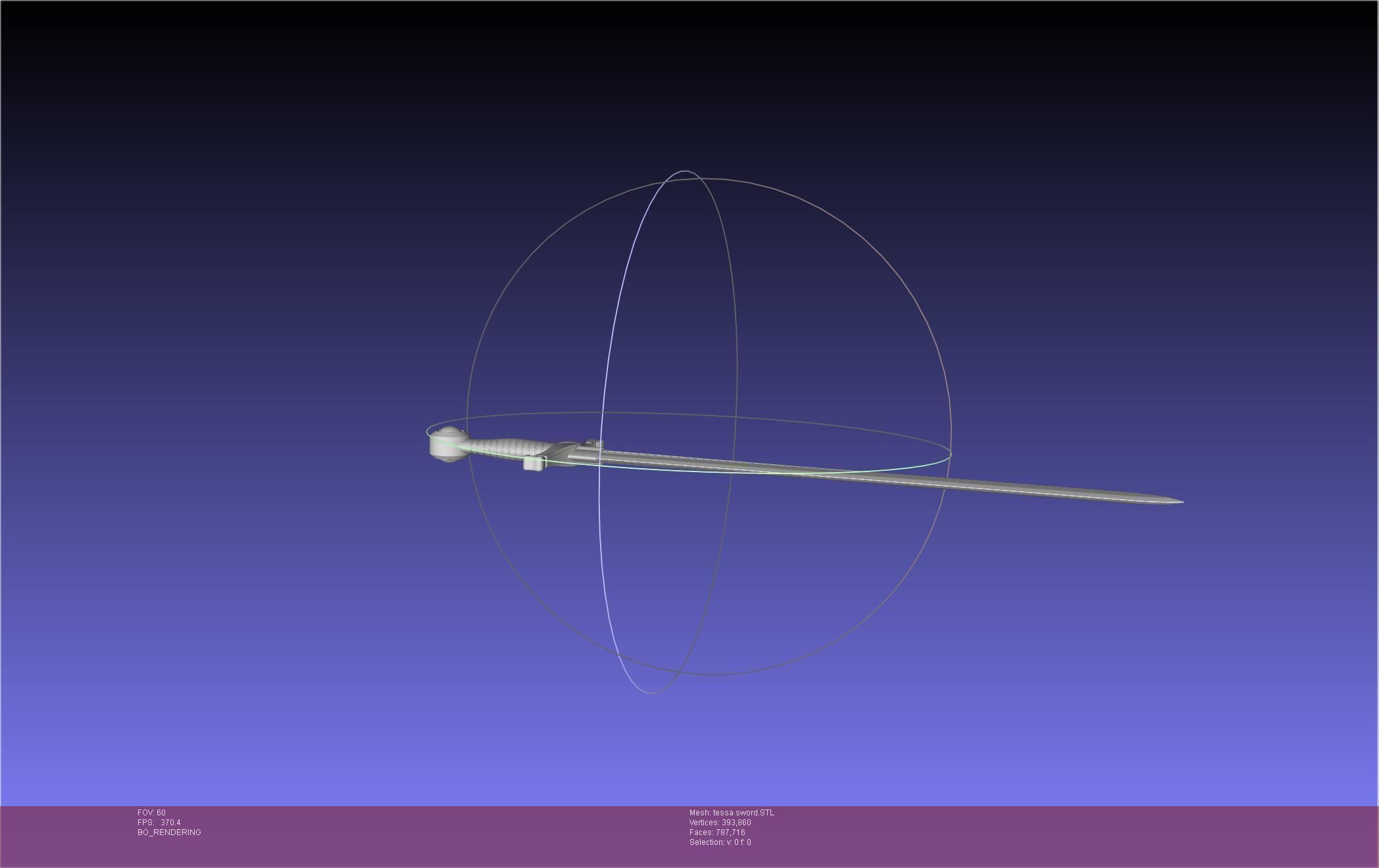 Murder Drones Tessa Sword Printable Assembly 3D print model_24