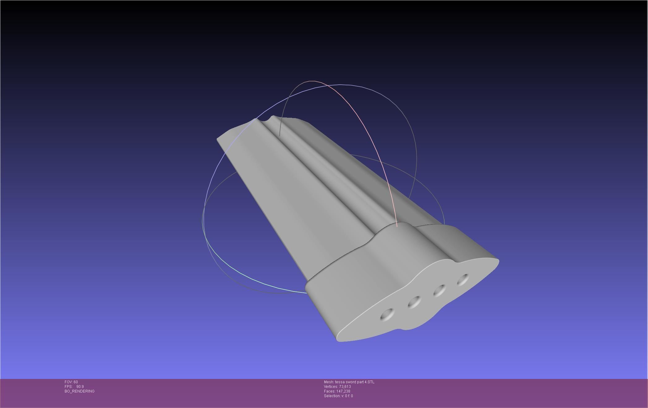 Murder Drones Tessa Sword Printable Assembly 3D print model_72