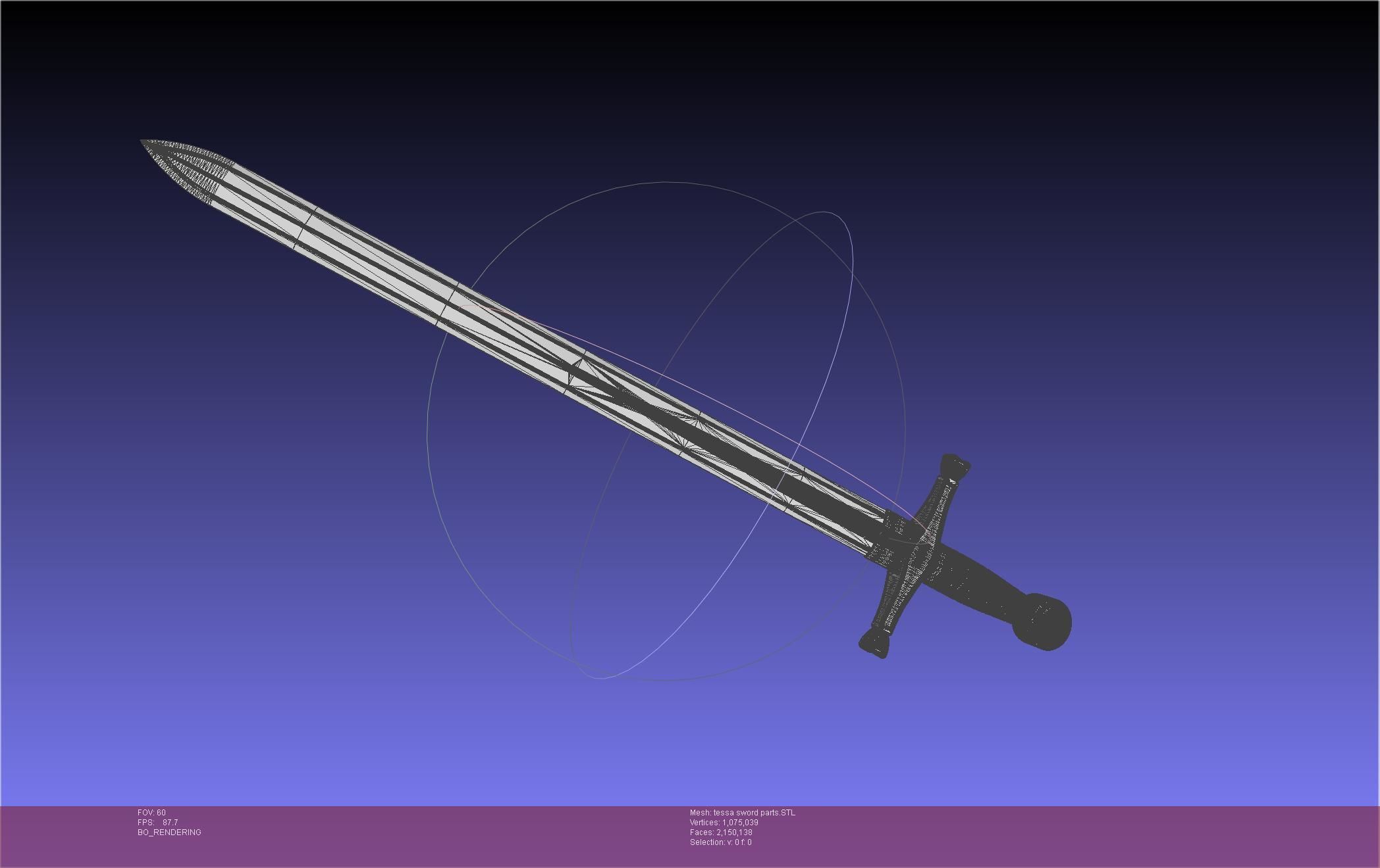 Murder Drones Tessa Sword Printable Assembly 3D print model_37