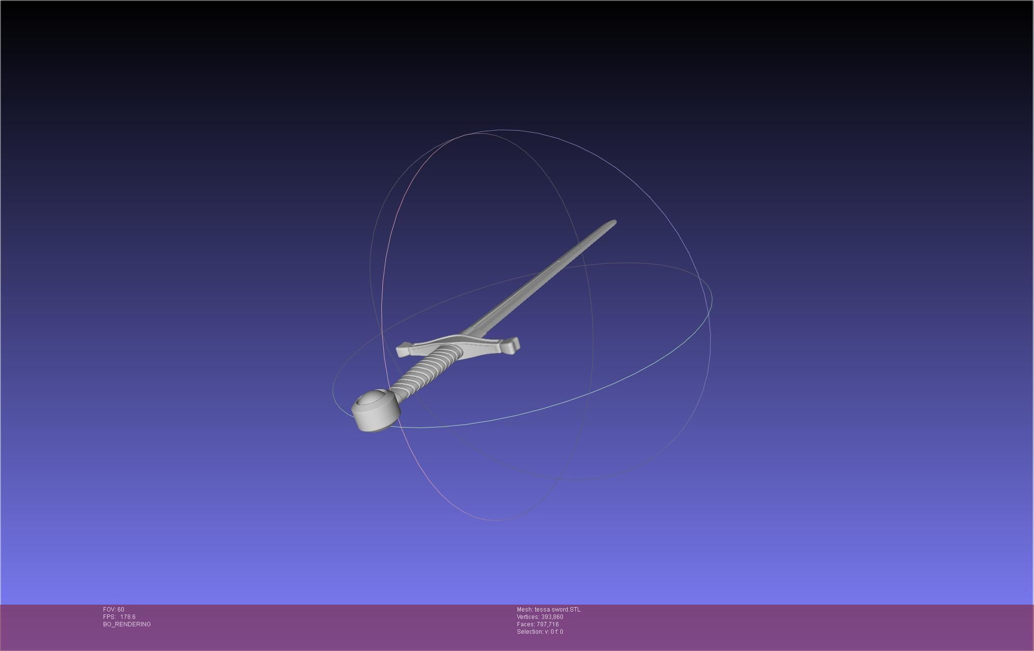 Murder Drones Tessa Sword Printable Assembly 3D print model_28