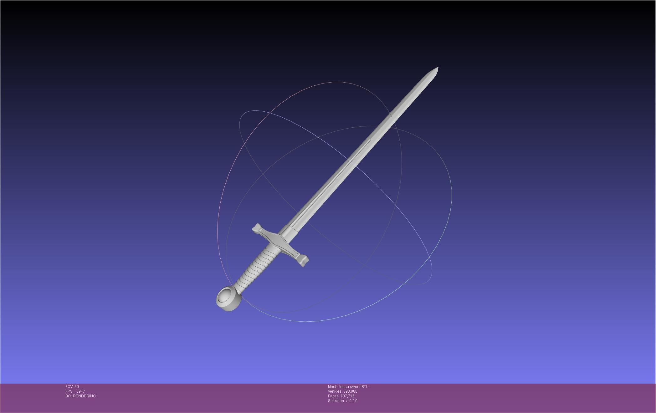 Murder Drones Tessa Sword Printable Assembly 3D print model_2