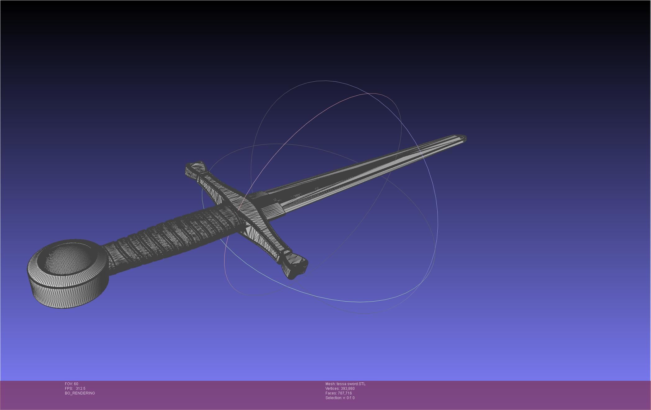 Murder Drones Tessa Sword Printable Assembly 3D print model_34