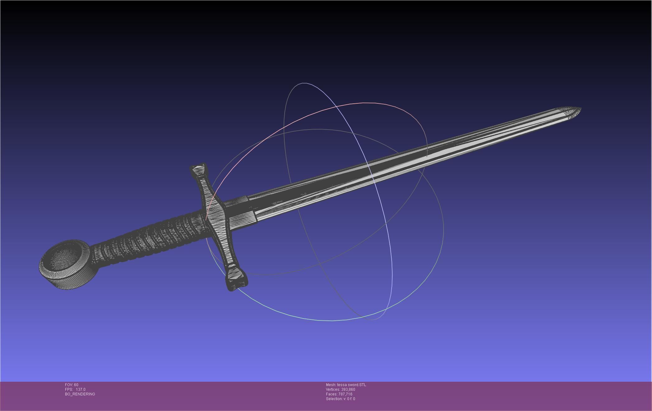 Murder Drones Tessa Sword Printable Assembly 3D print model_33