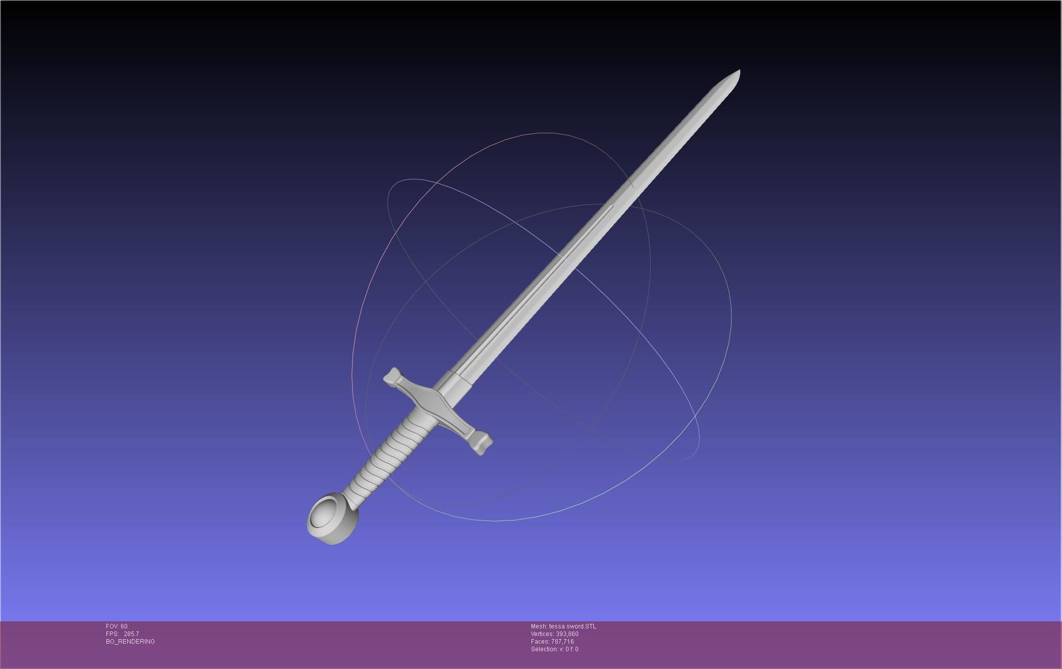 Murder Drones Tessa Sword Printable Assembly 3D print model_1