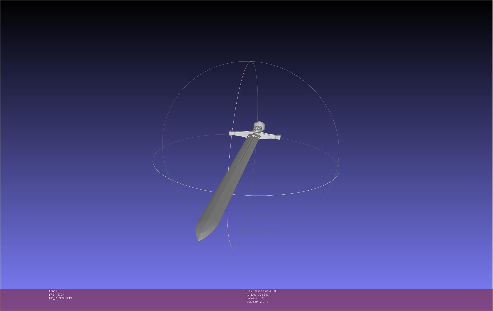 Murder Drones Tessa Sword Printable Assembly 3D print model_12