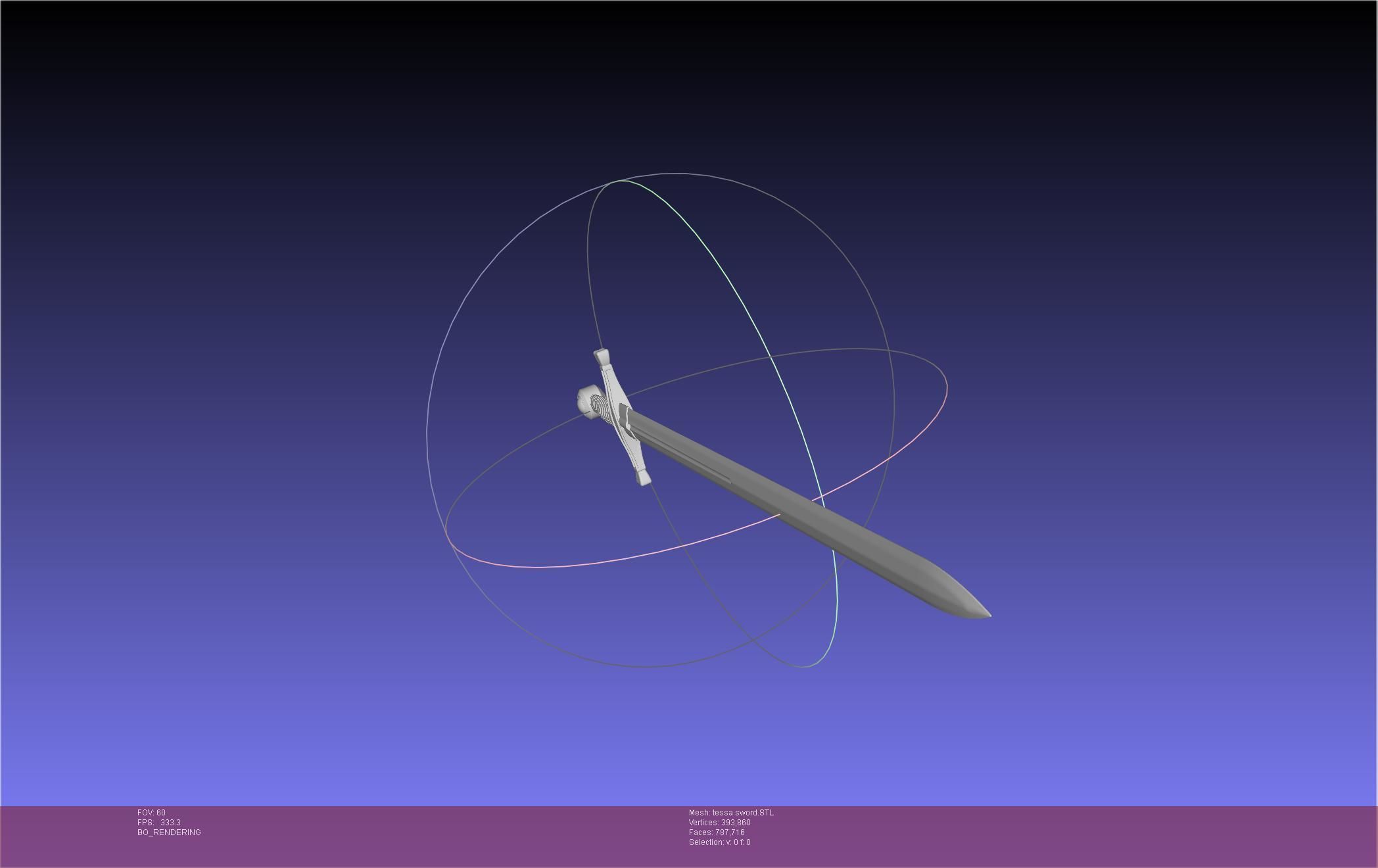 Murder Drones Tessa Sword Printable Assembly 3D print model_26