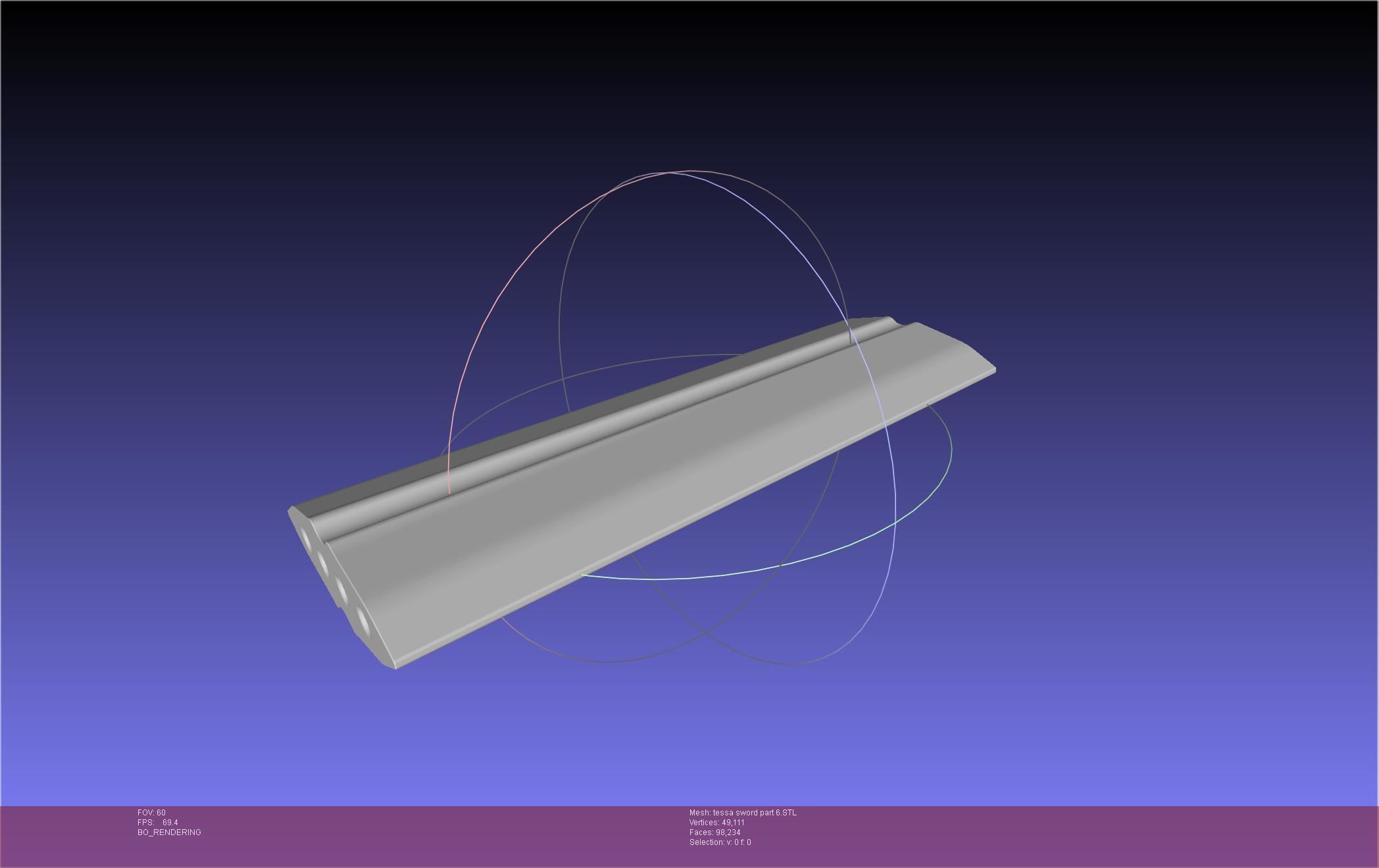 Murder Drones Tessa Sword Printable Assembly 3D print model_84