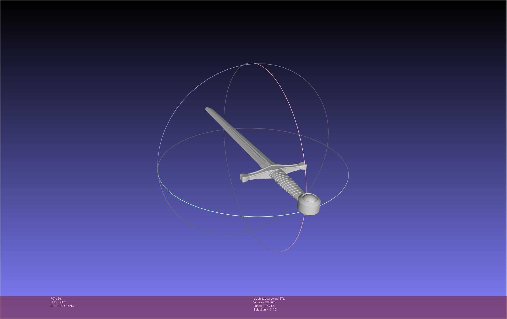 Murder Drones Tessa Sword Printable Assembly 3D print model_7