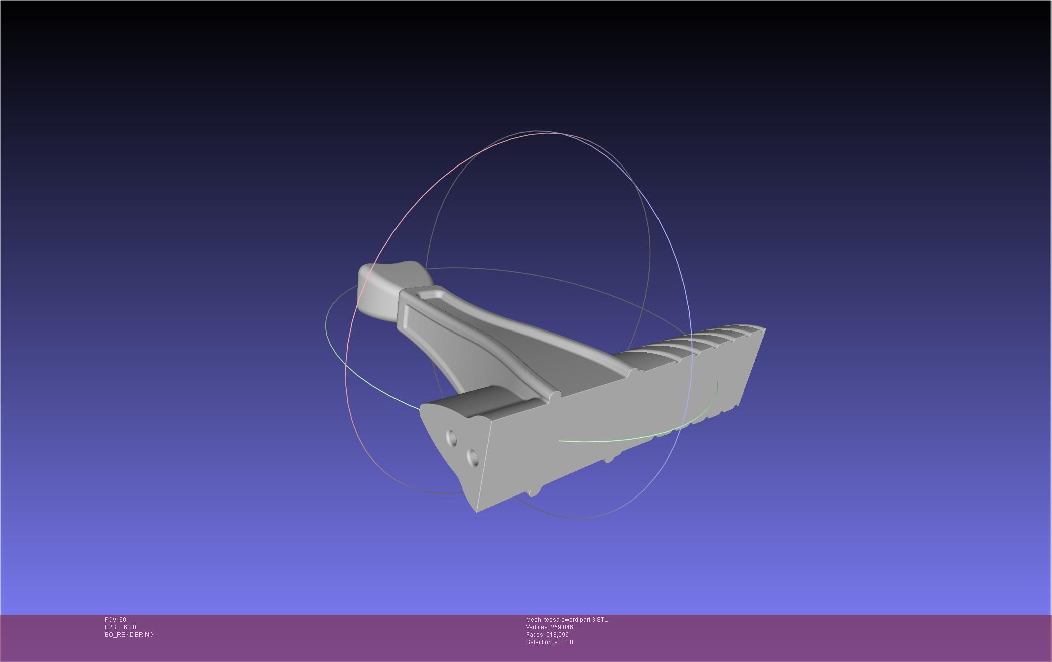 Murder Drones Tessa Sword Printable Assembly 3D print model_58