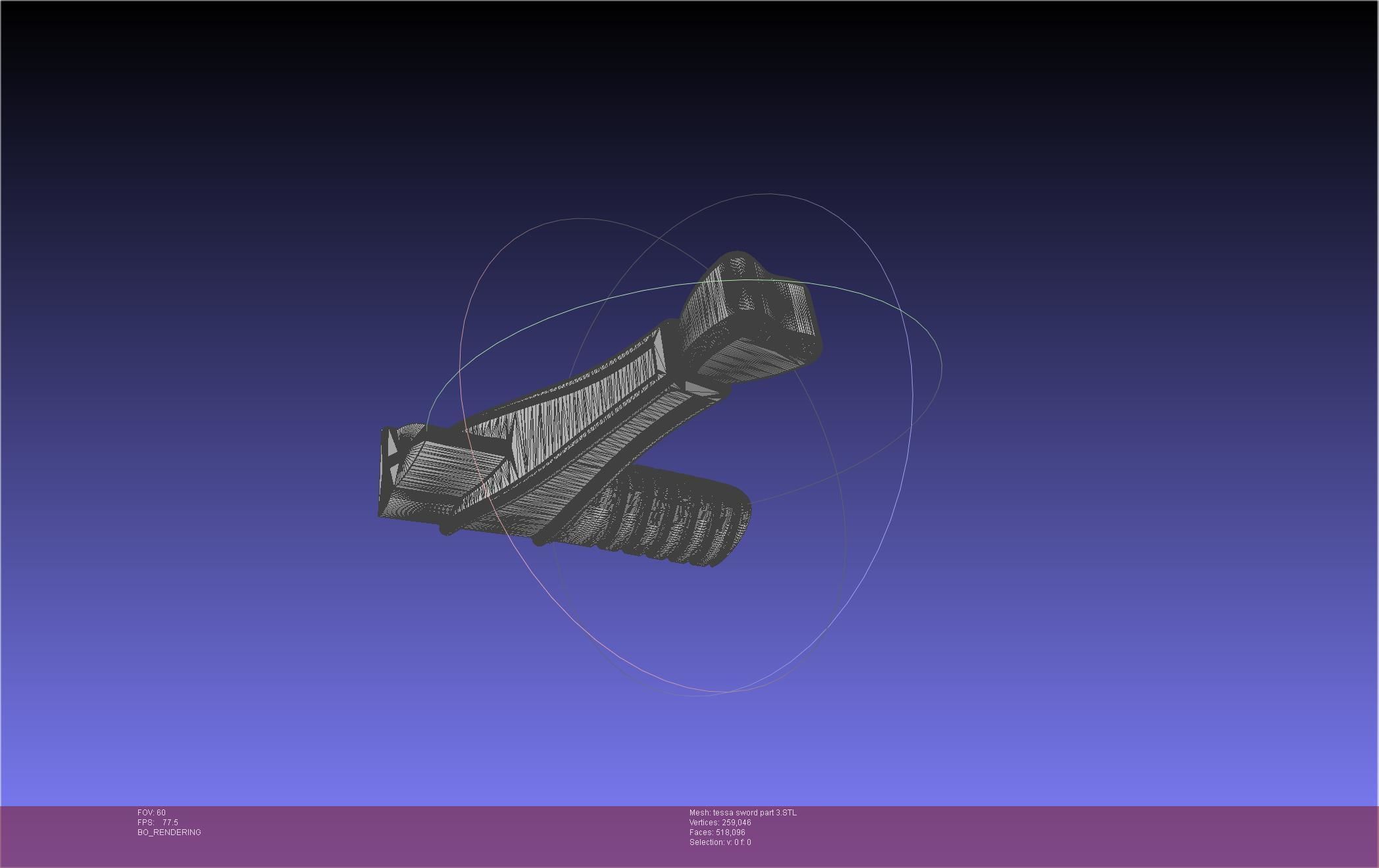 Murder Drones Tessa Sword Printable Assembly 3D print model_64