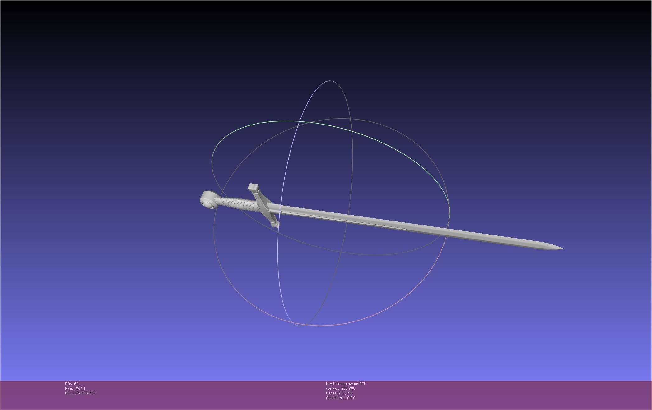 Murder Drones Tessa Sword Printable Assembly 3D print model_25