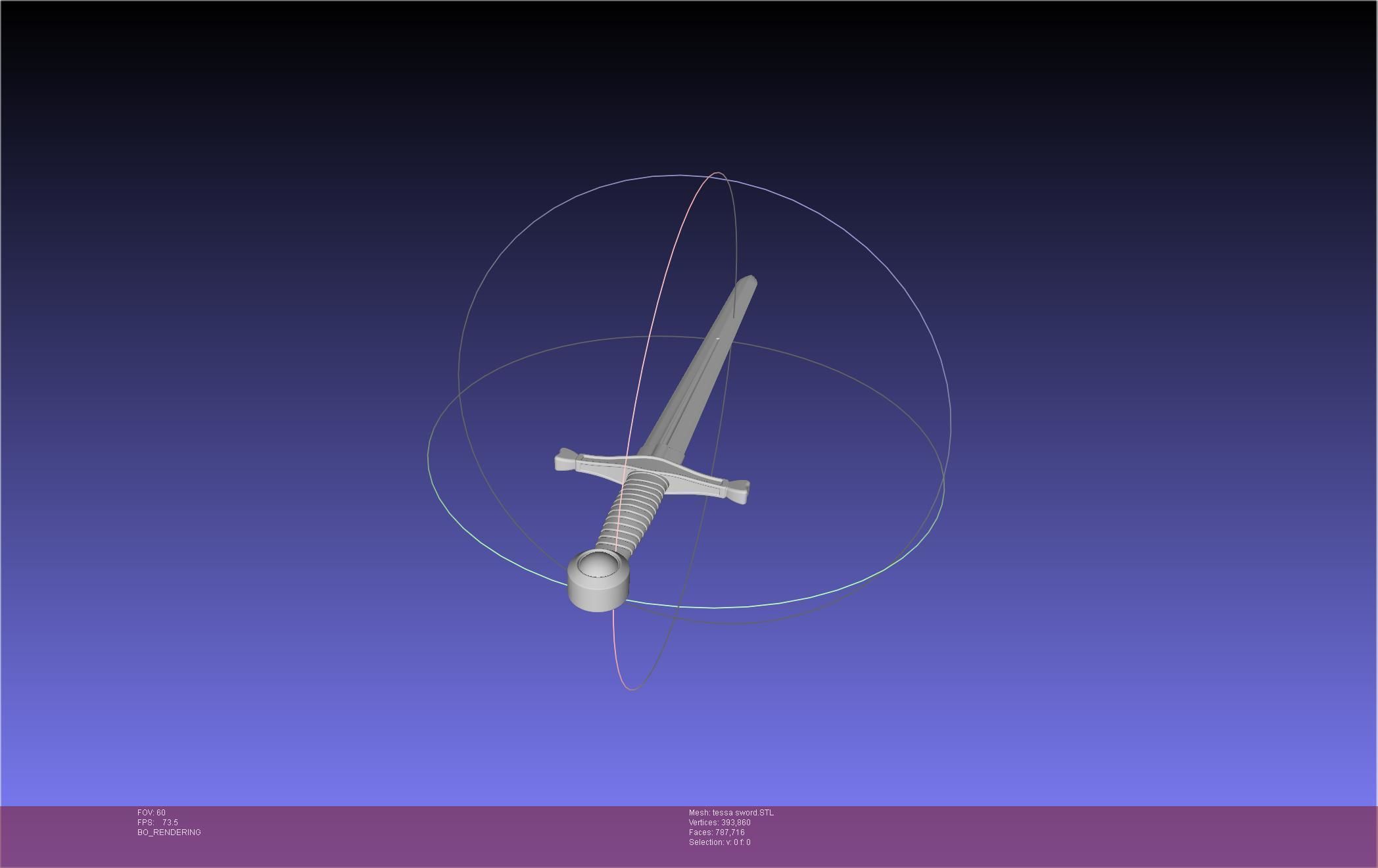 Murder Drones Tessa Sword Printable Assembly 3D print model_5