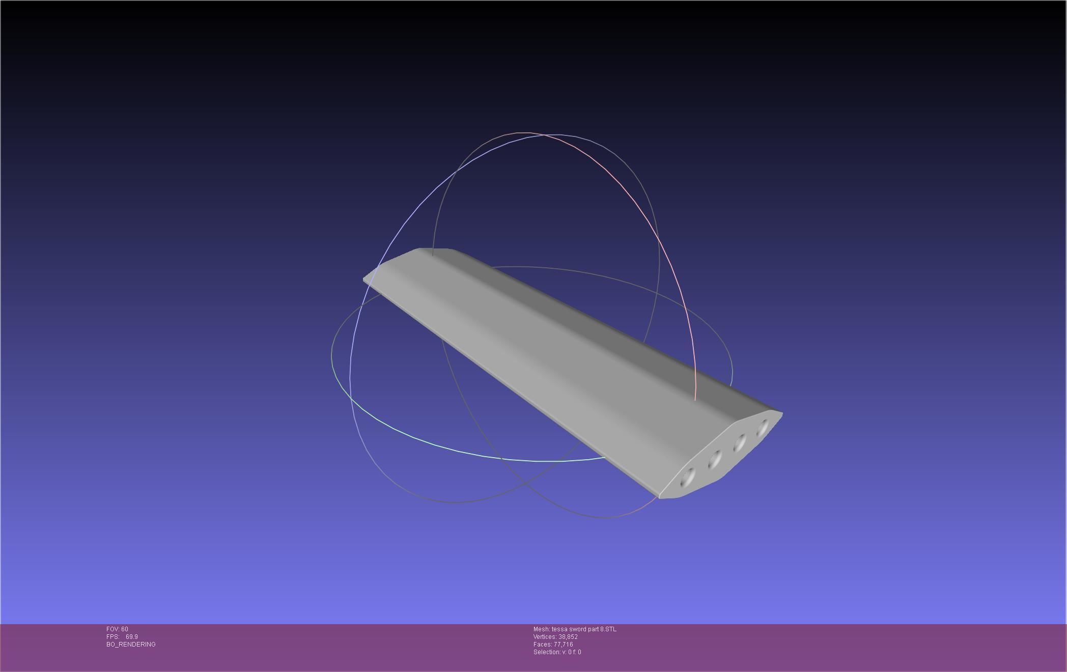 Murder Drones Tessa Sword Printable Assembly 3D print model_91