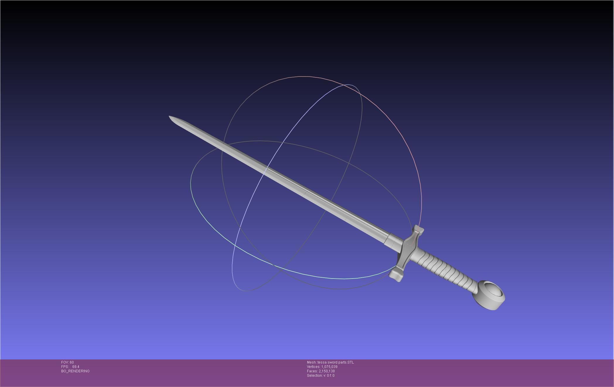 Murder Drones Tessa Sword Printable Assembly 3D print model_35