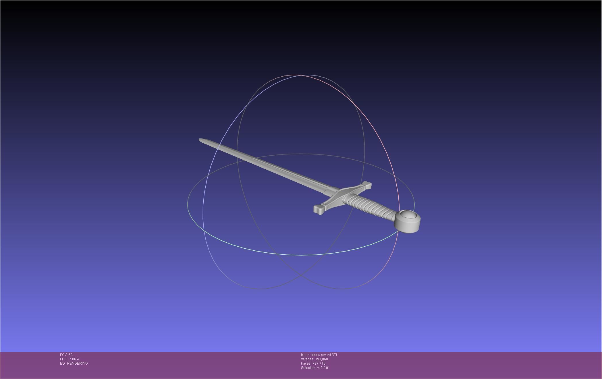 Murder Drones Tessa Sword Printable Assembly 3D print model_8