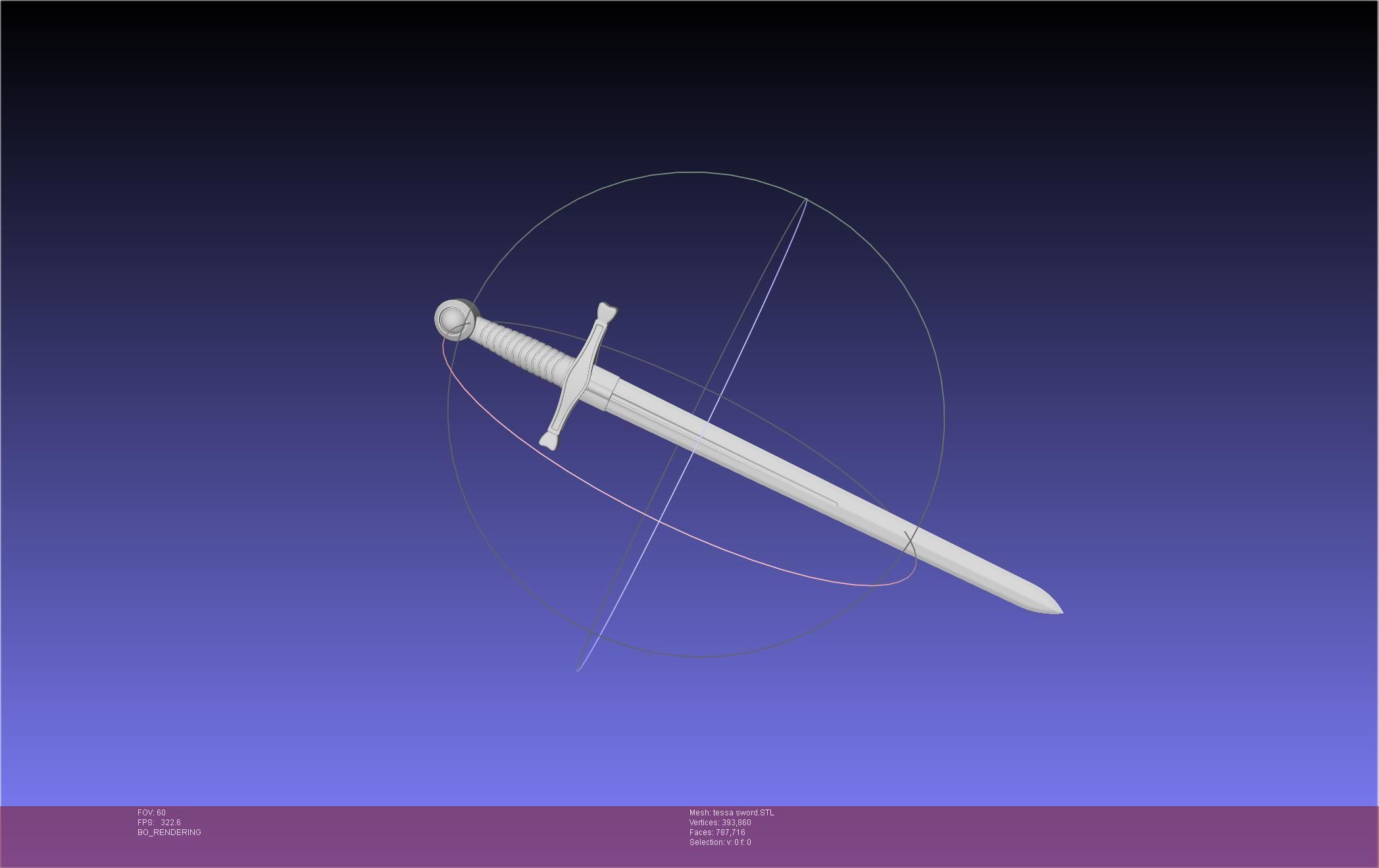 Murder Drones Tessa Sword Printable Assembly 3D print model_23