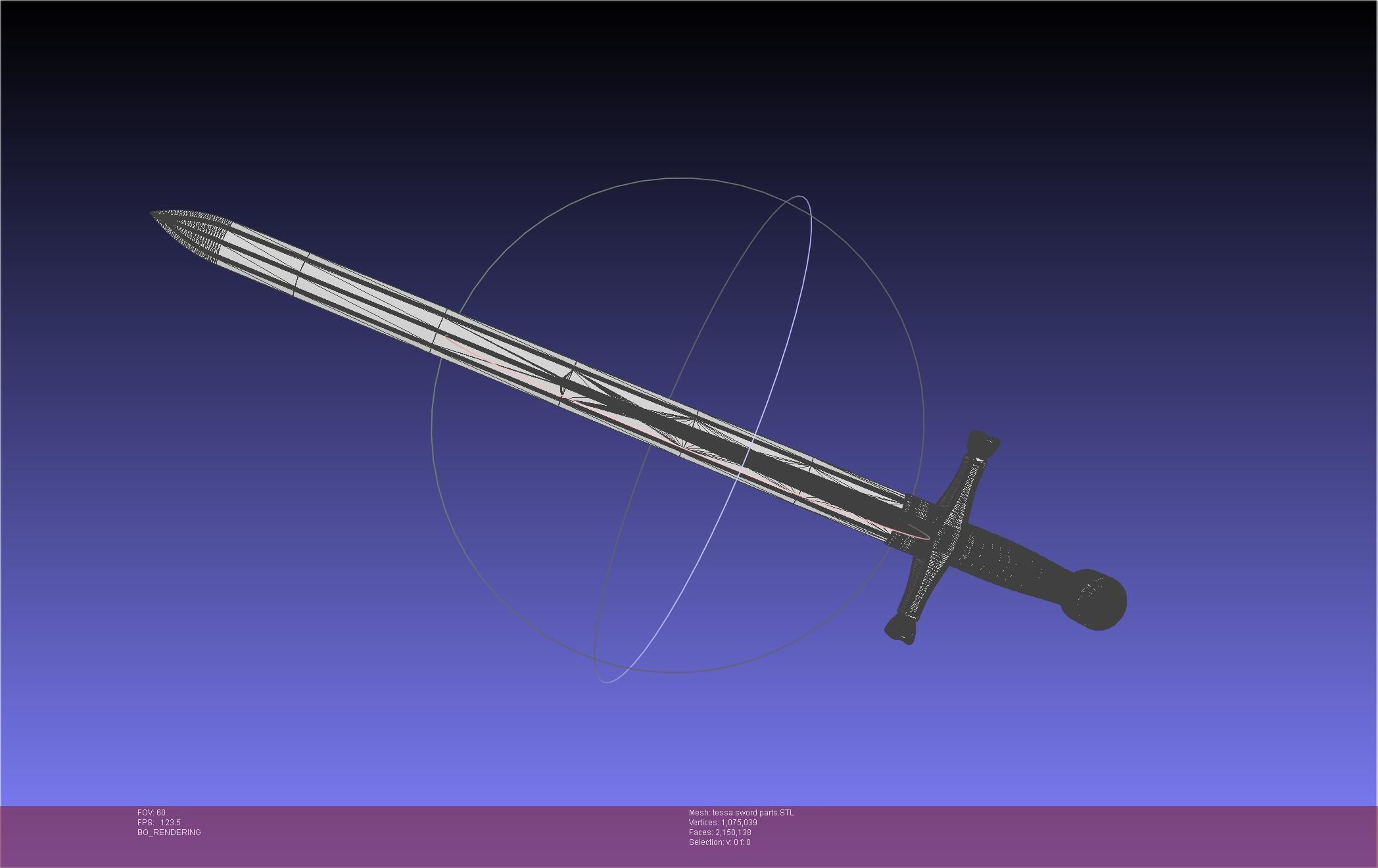 Murder Drones Tessa Sword Printable Assembly 3D print model_38