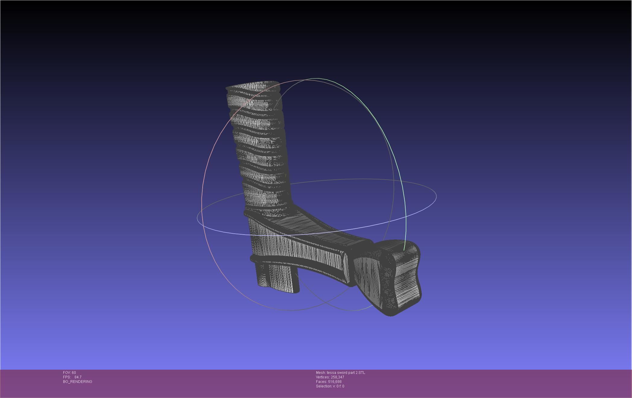 Murder Drones Tessa Sword Printable Assembly 3D print model_52