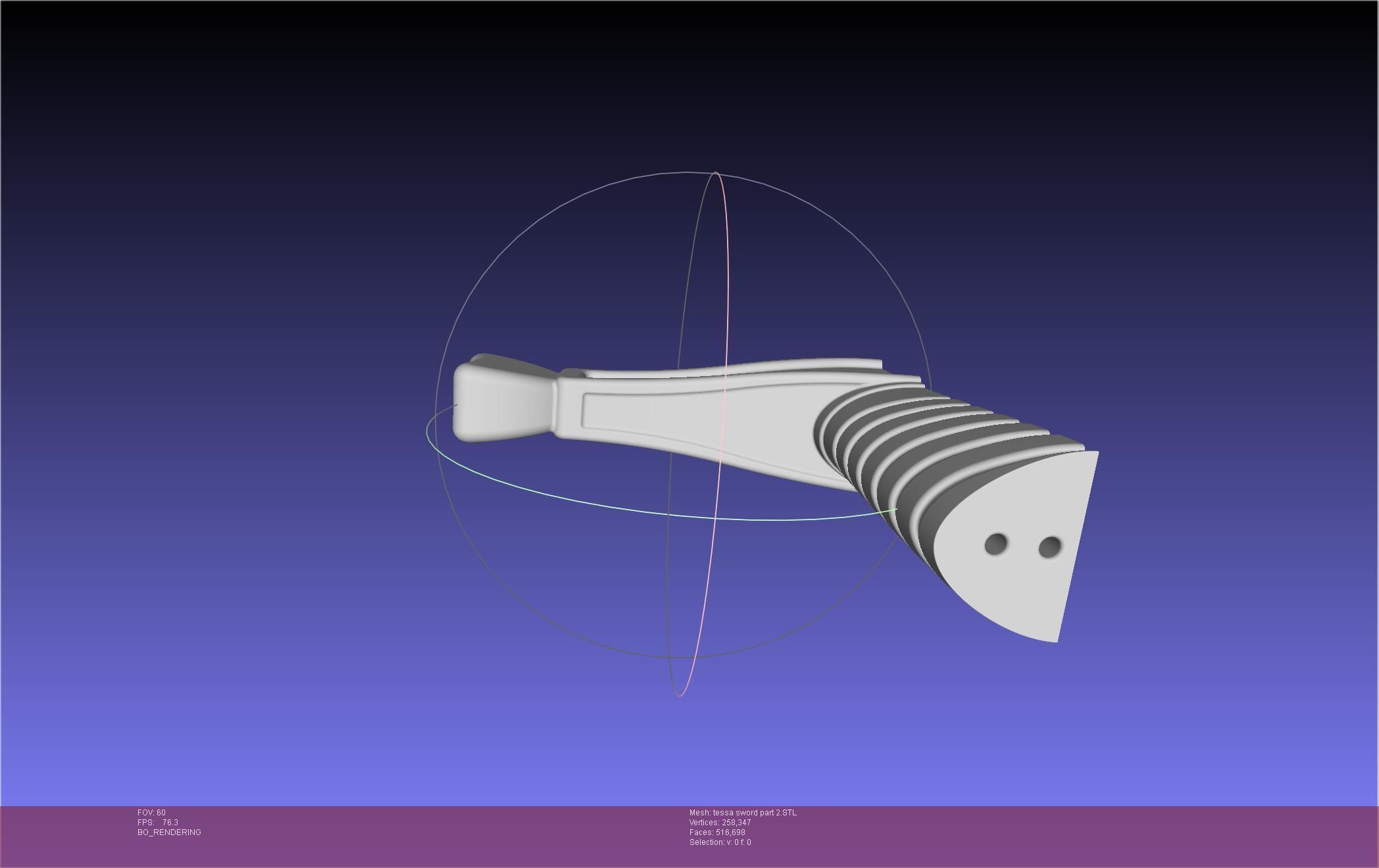 Murder Drones Tessa Sword Printable Assembly 3D print model_47