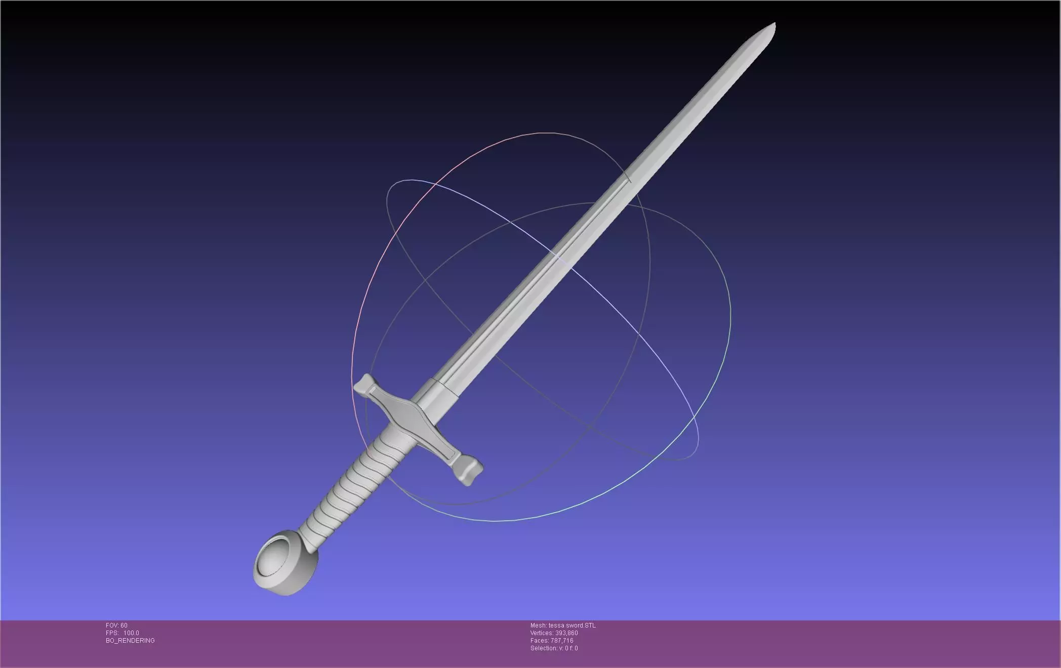 Murder Drones Tessa Sword Printable Assembly 3D print model_0