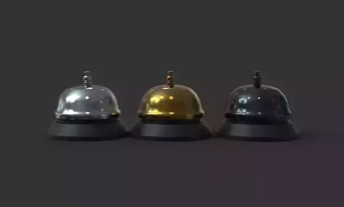 Call Bells Low-poly 3D model