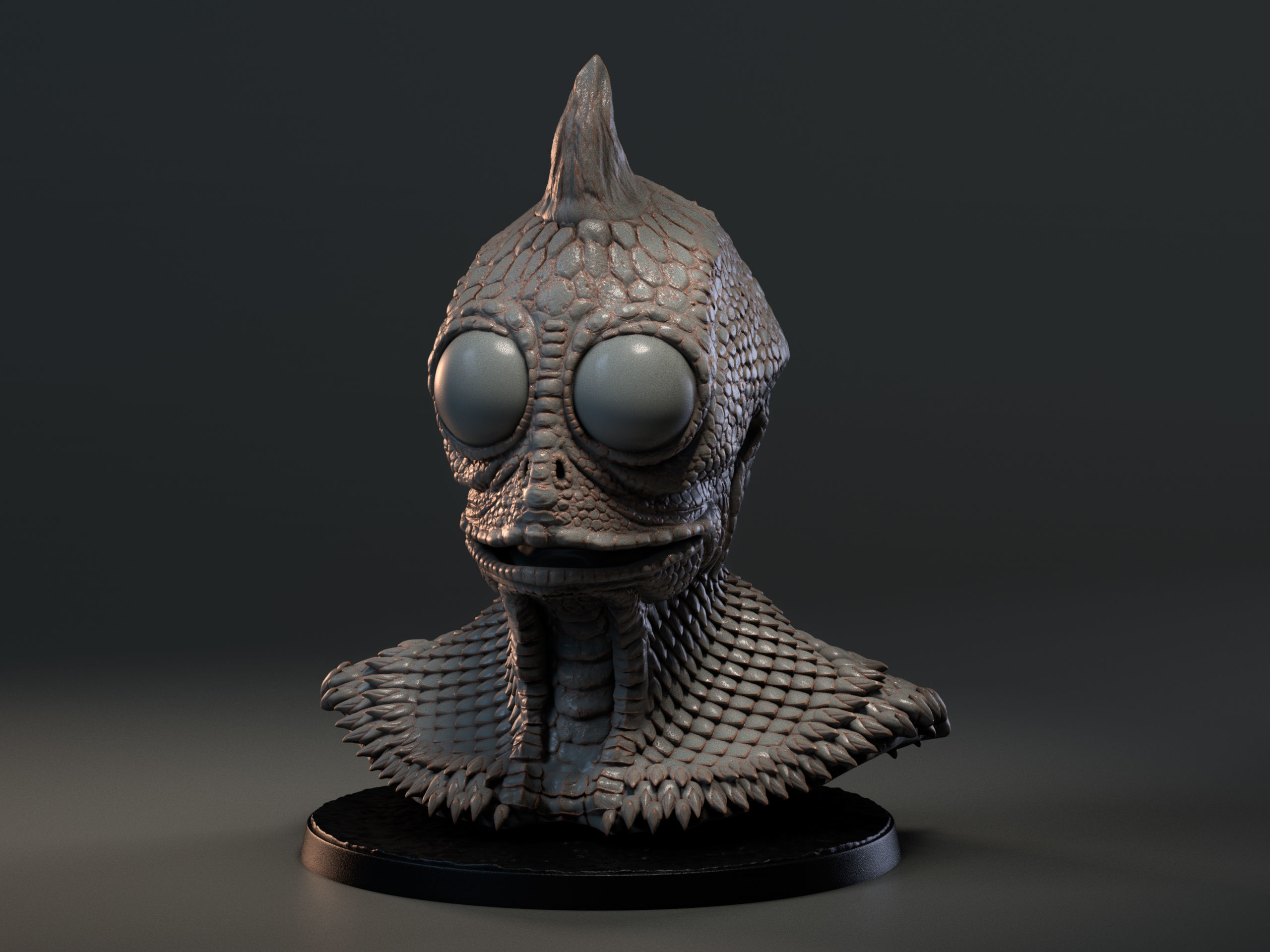 sleestak  3D print model_2