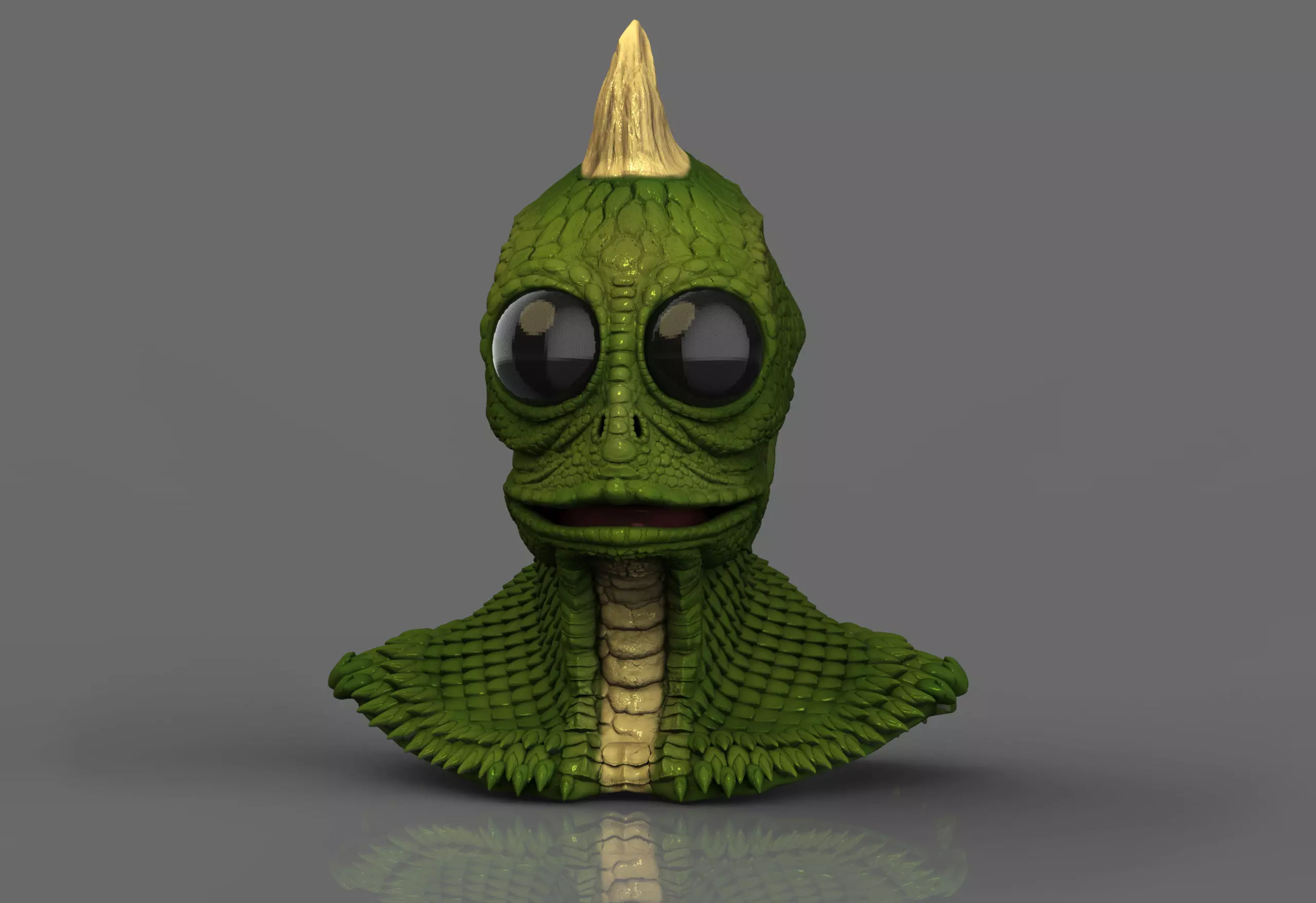 sleestak  3D print model_0