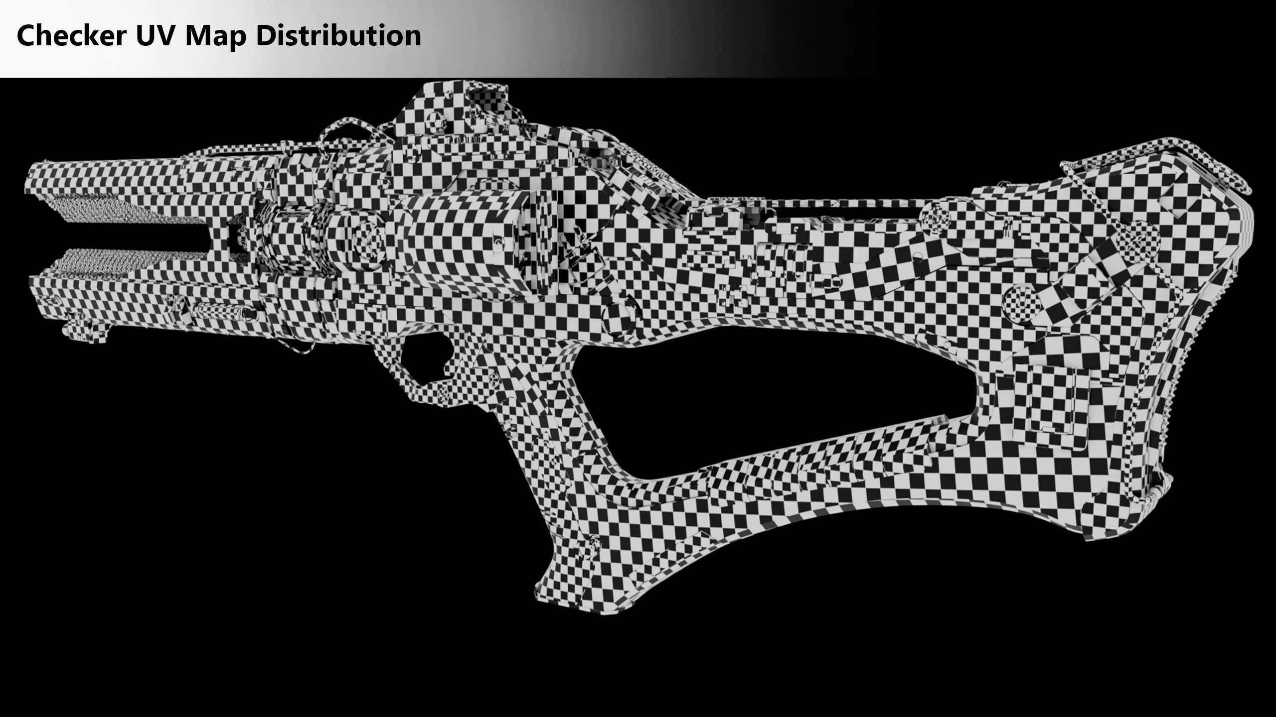 Xeno Rail Gun - A Concept 3D Weapon Low-poly 3D model_1