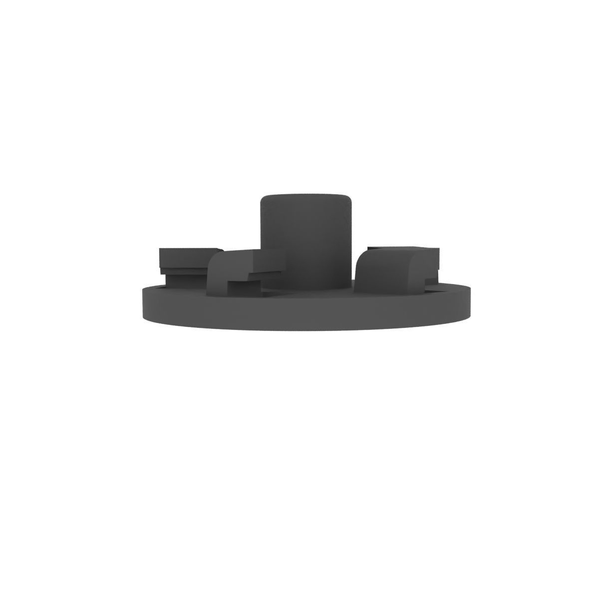 Coupling for vegetable cutter for meat grinder Grunhelm 3D print model_4
