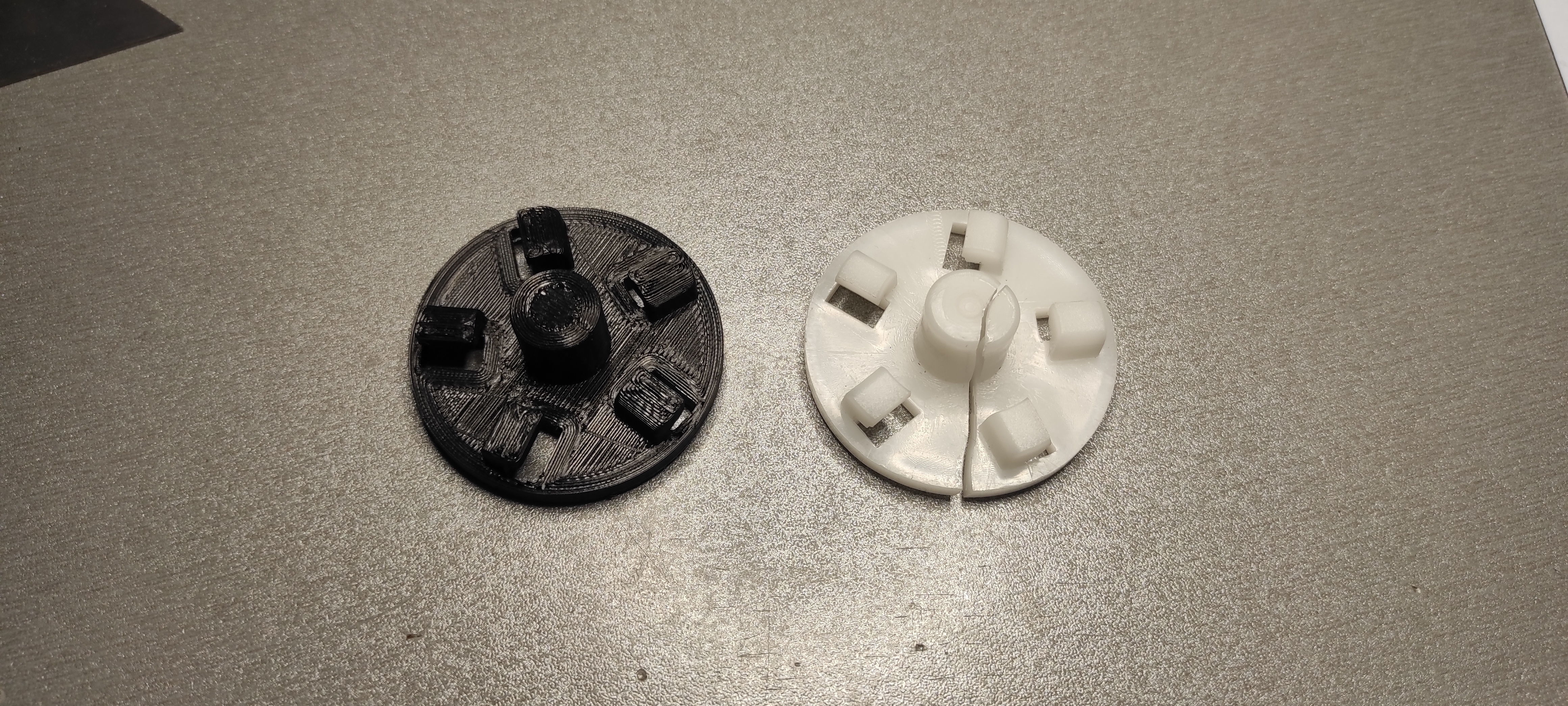 Coupling for vegetable cutter for meat grinder Grunhelm 3D print model_3