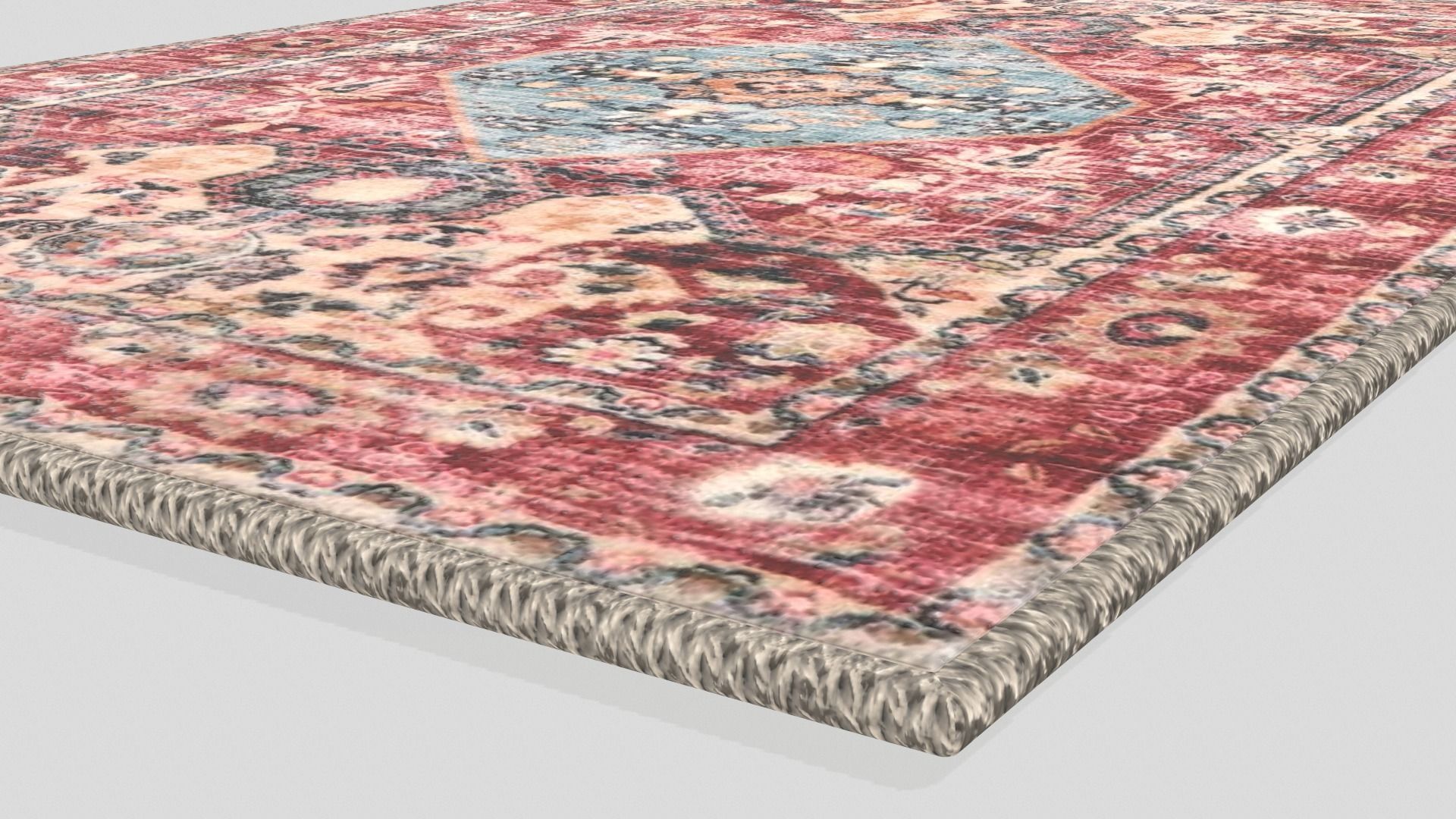 Carpet Low-poly 3D model_5
