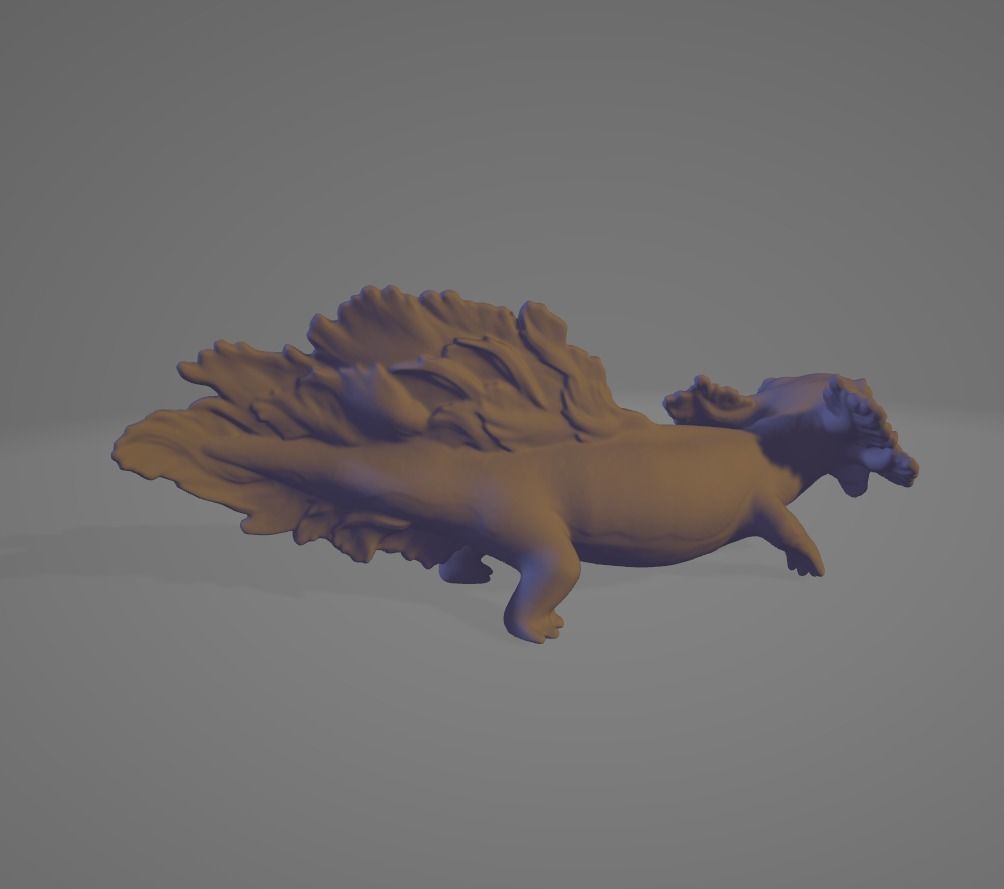 AXOLOTL AMBYSTOMA 3D print model_1