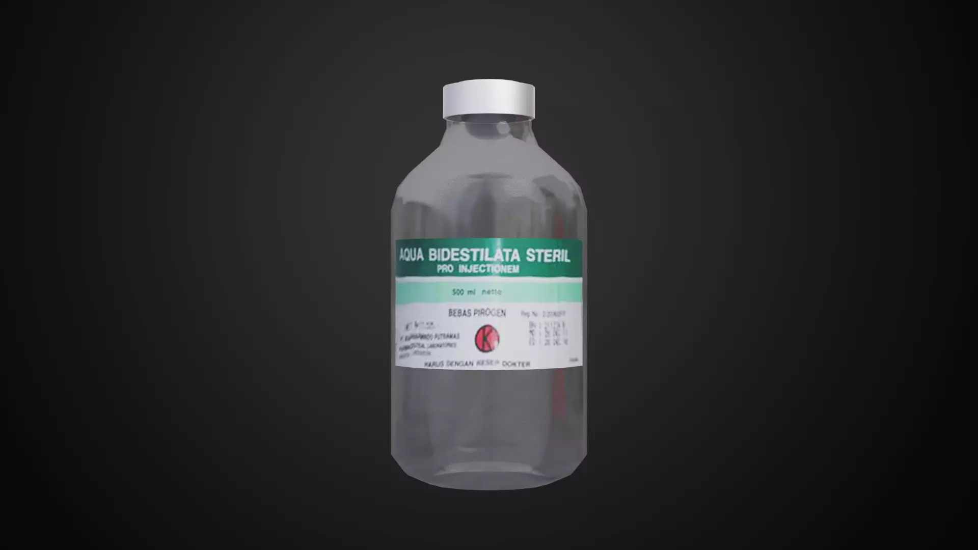 Aquades Steril Low-poly 3D model_0