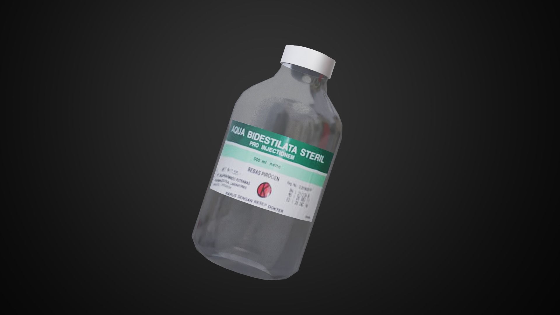 Aquades Steril Low-poly 3D model_2