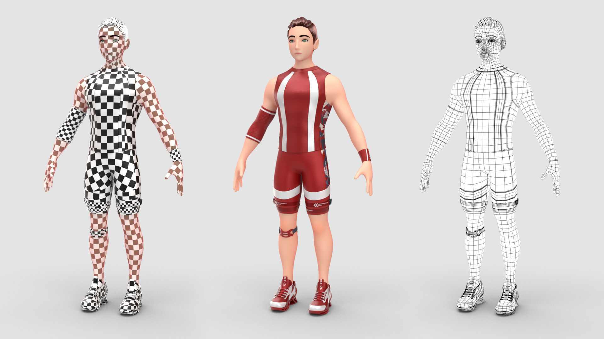 Sports Man Jack 3D model_14