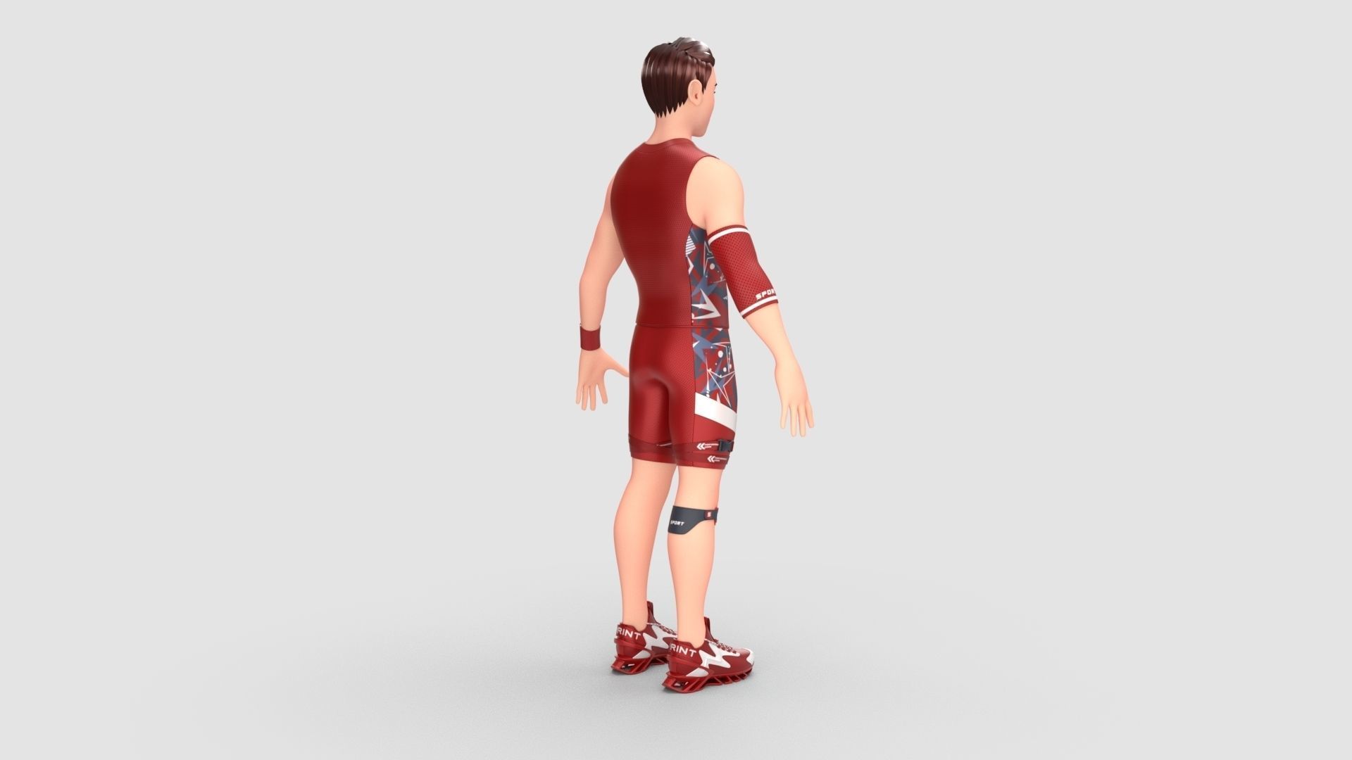 Sports Man Jack 3D model_3