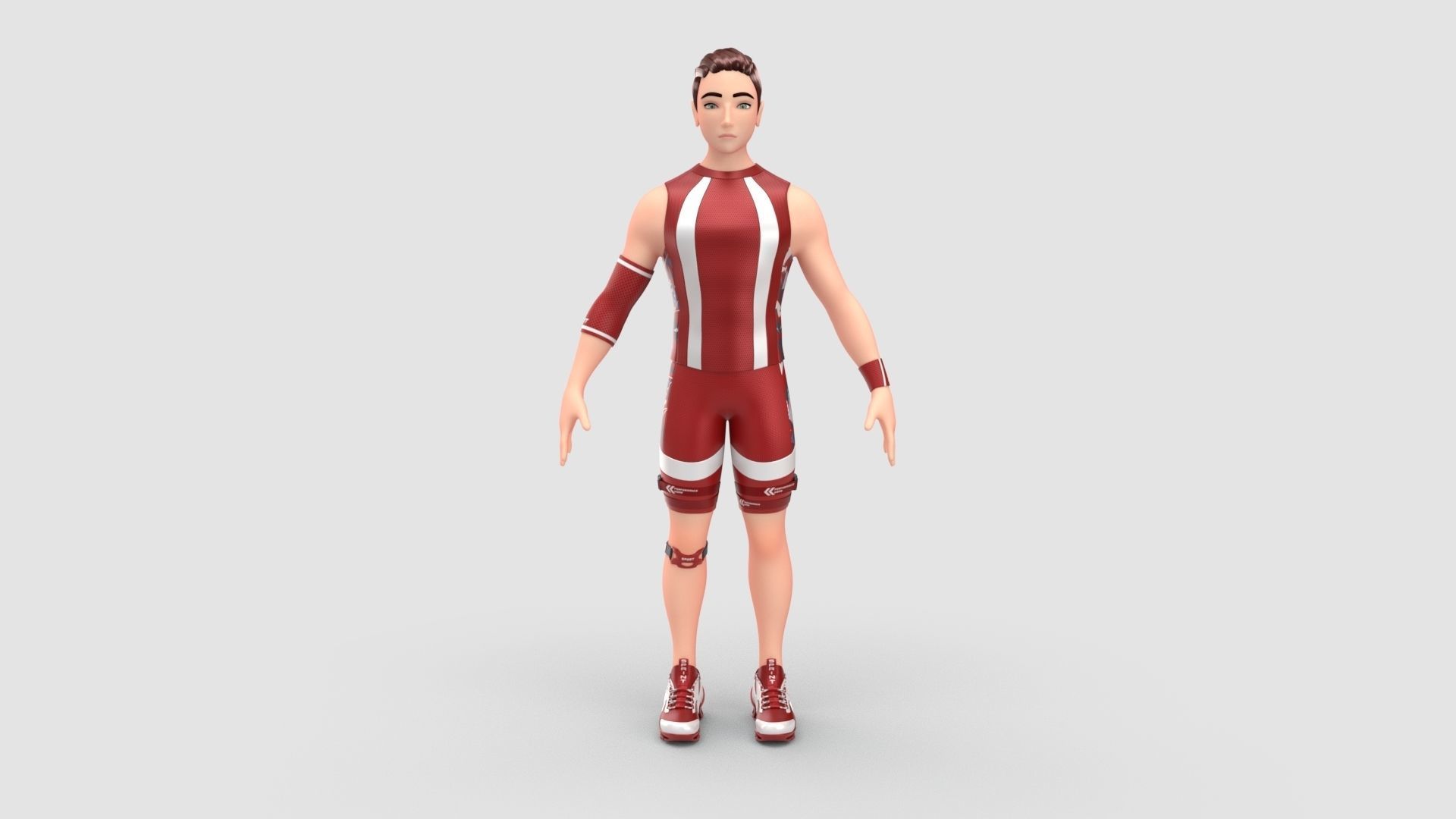 Sports Man Jack 3D model_1