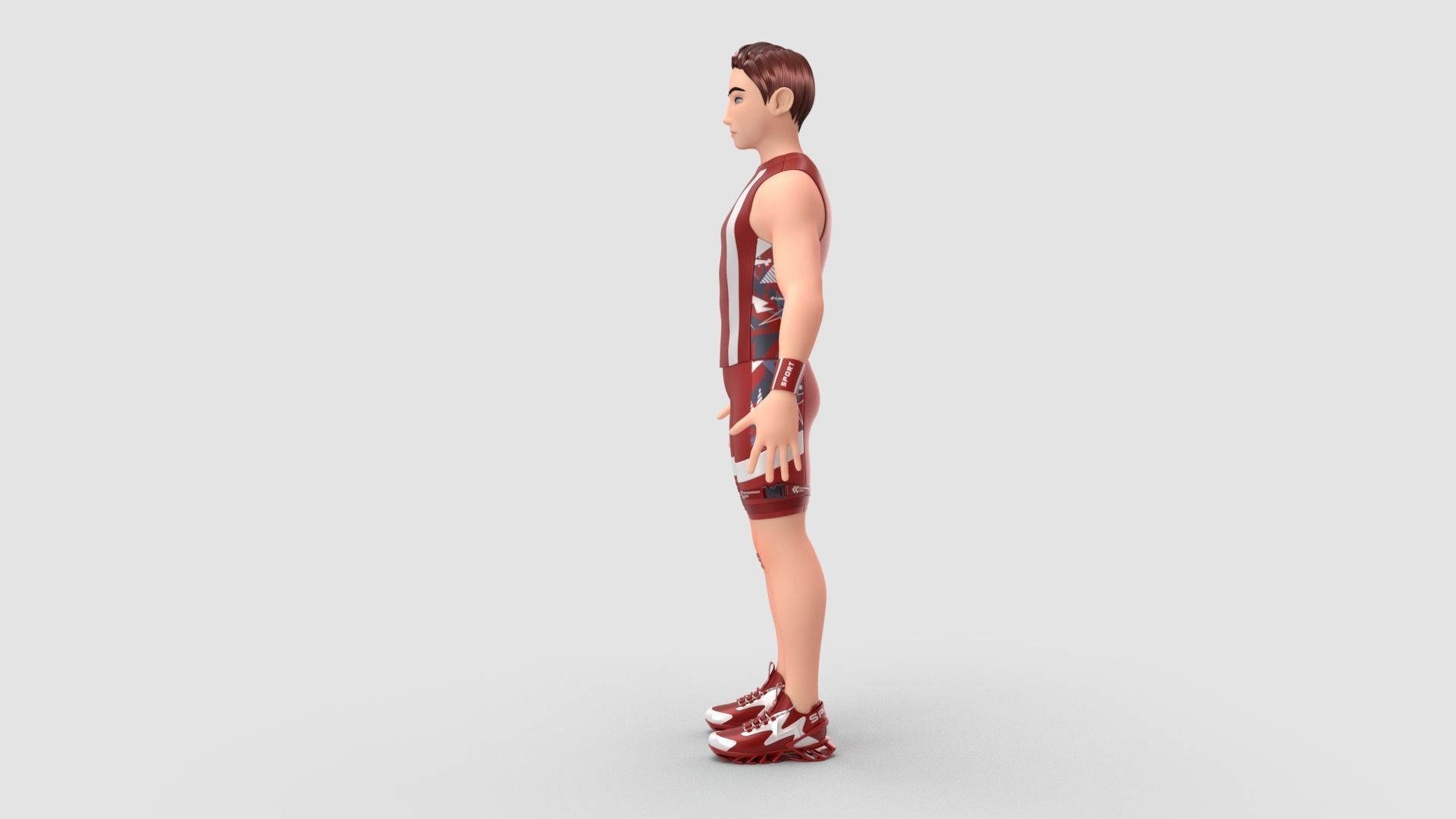 Sports Man Jack 3D model_5
