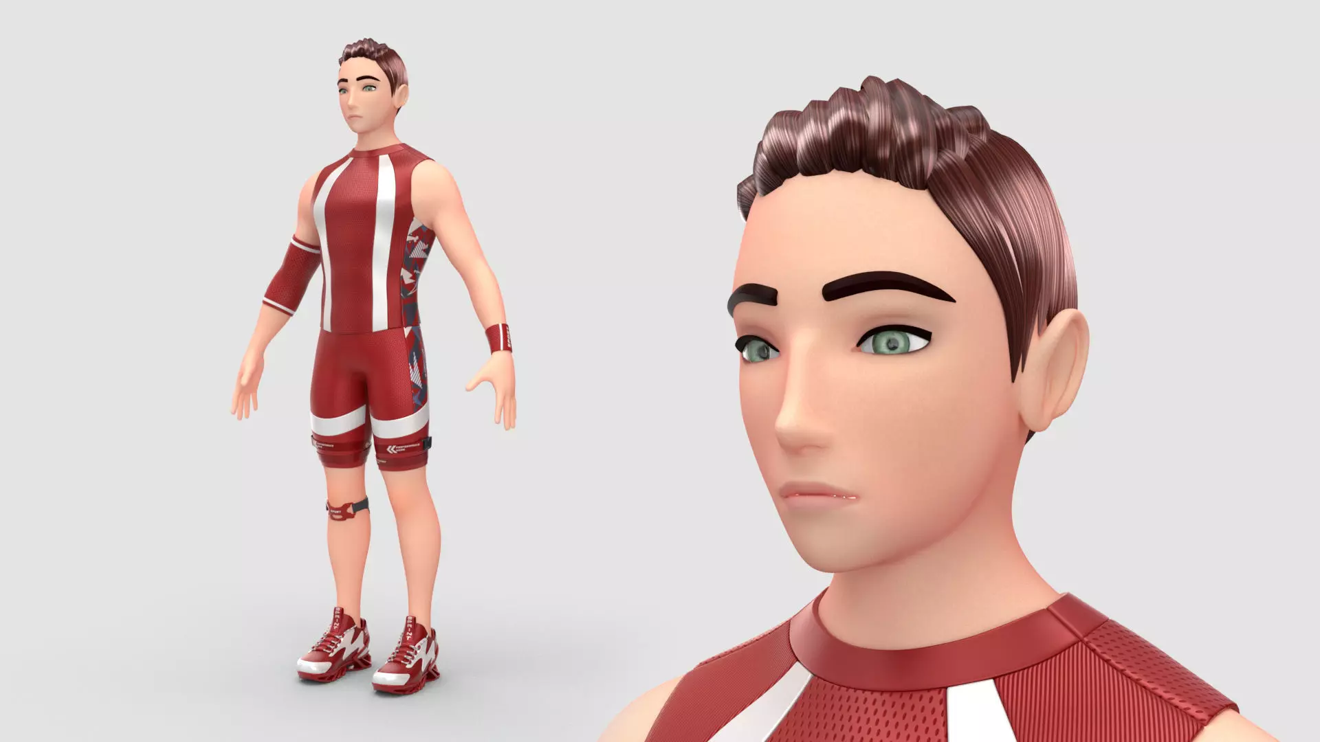 Sports Man Jack 3D model_0