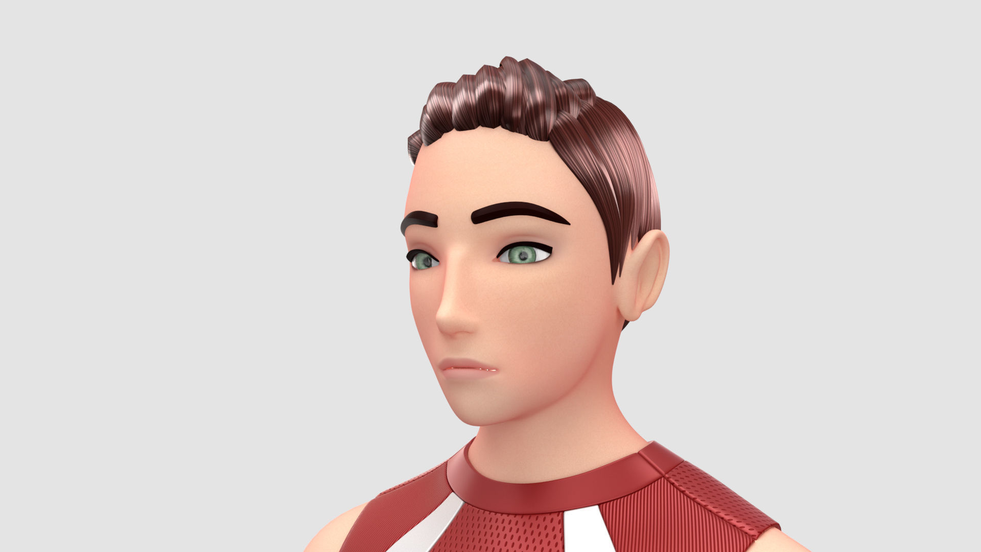 Sports Man Jack 3D model_6
