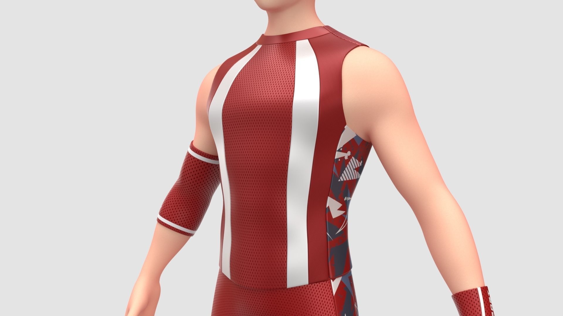 Sports Man Jack 3D model_7