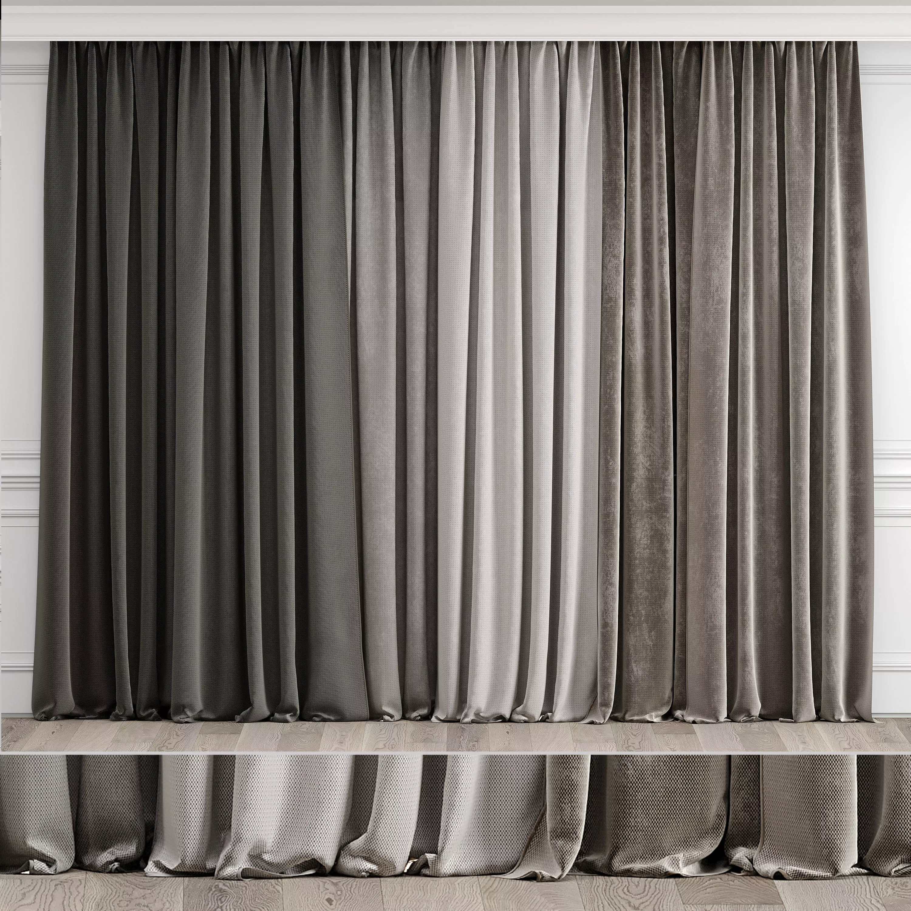 CURTAINS 538C 3D model