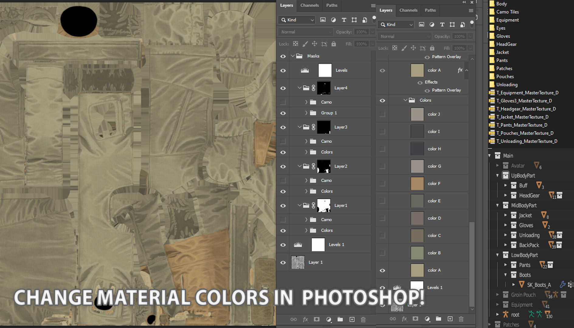 AAA MODULAR SOLDIER PACK Vol2 Low-poly 3D model_9