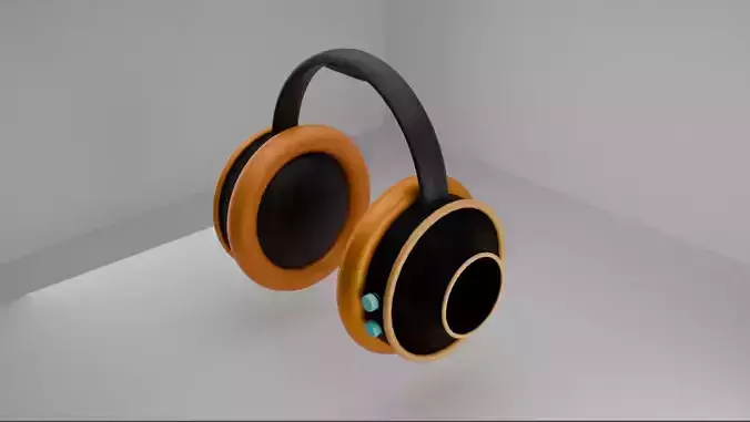 Headphones basic  Free 3D model