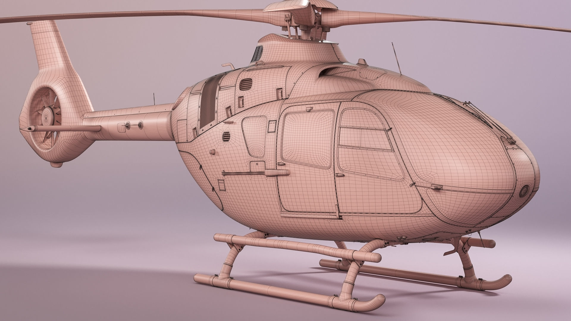Airbus Helicopter H135 3D model_27