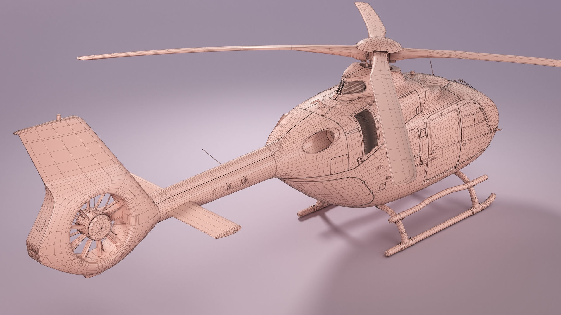 Airbus Helicopter H135 3D model_26