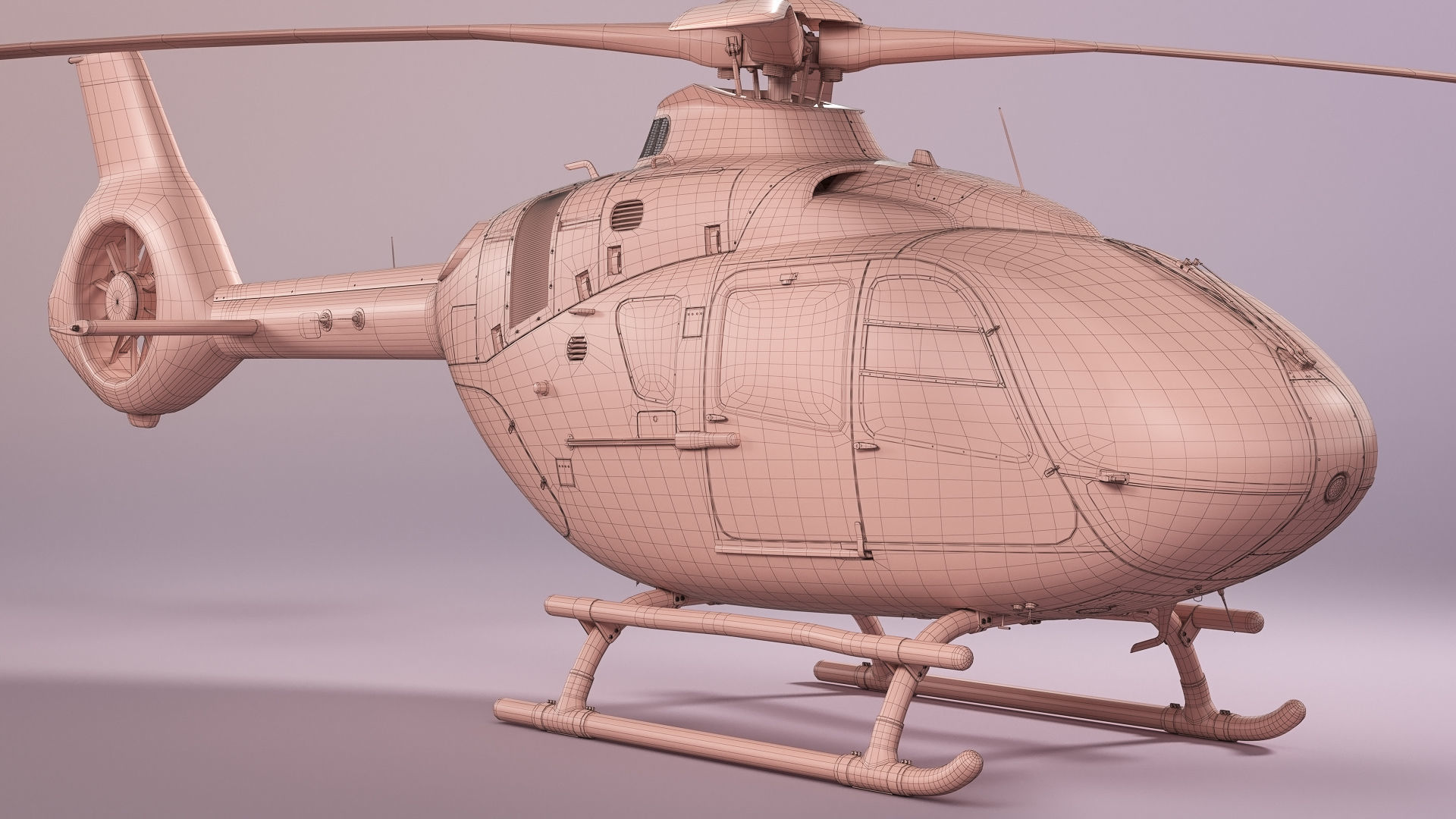 Airbus Helicopter H135 3D model_25