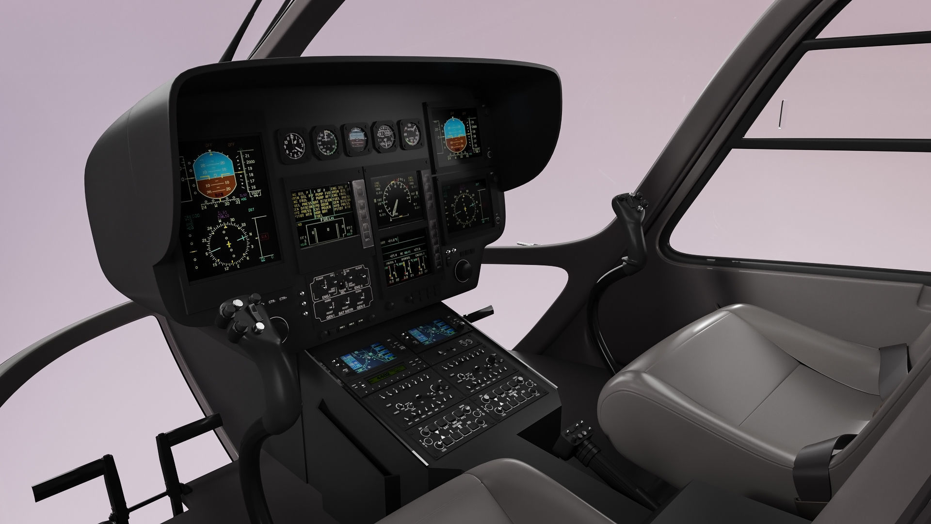 Airbus Helicopter H135 3D model_8