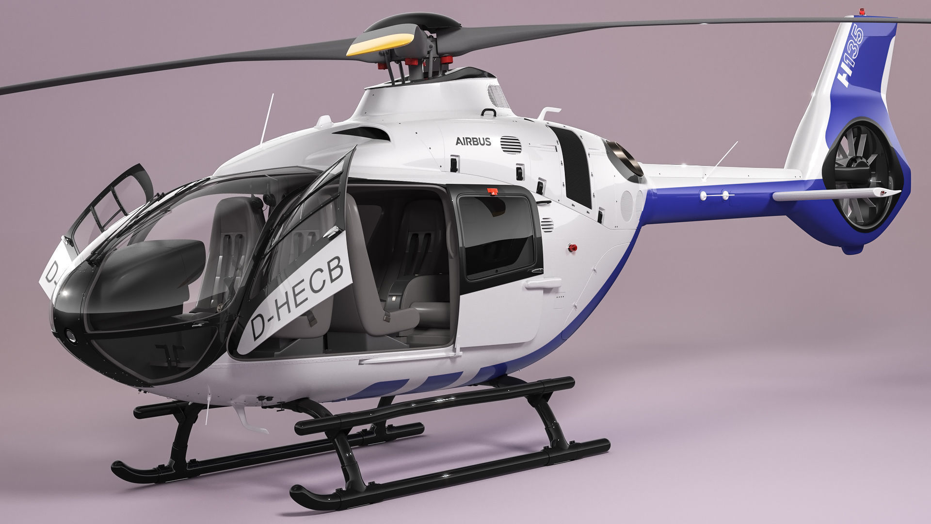Airbus Helicopter H135 3D model_2