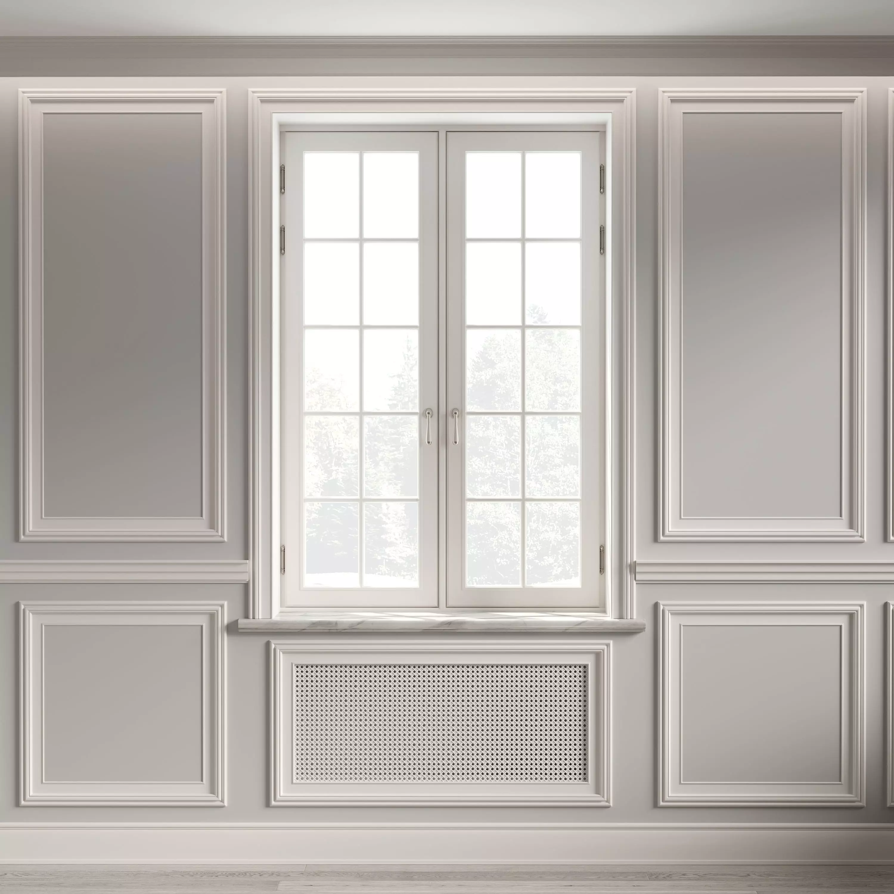 Classic window 2 3D model